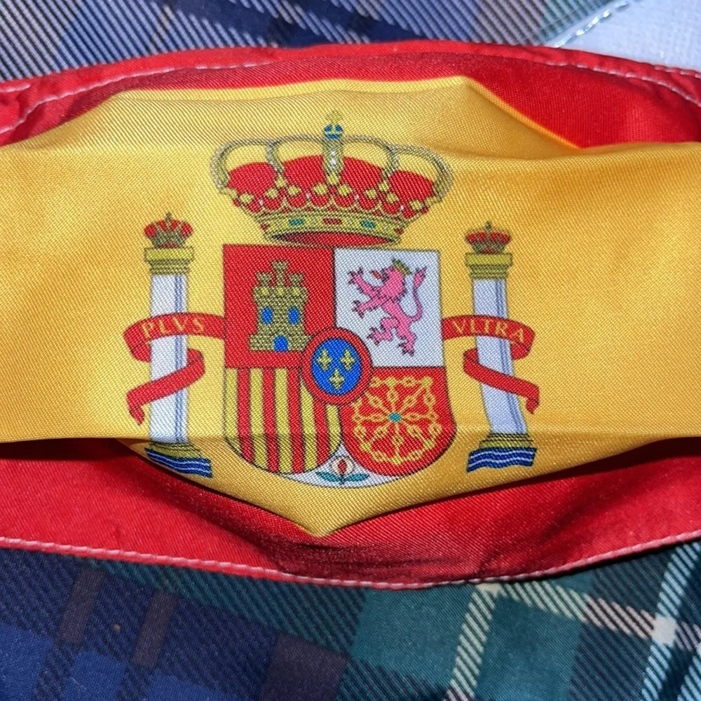 New Spain flag face mask